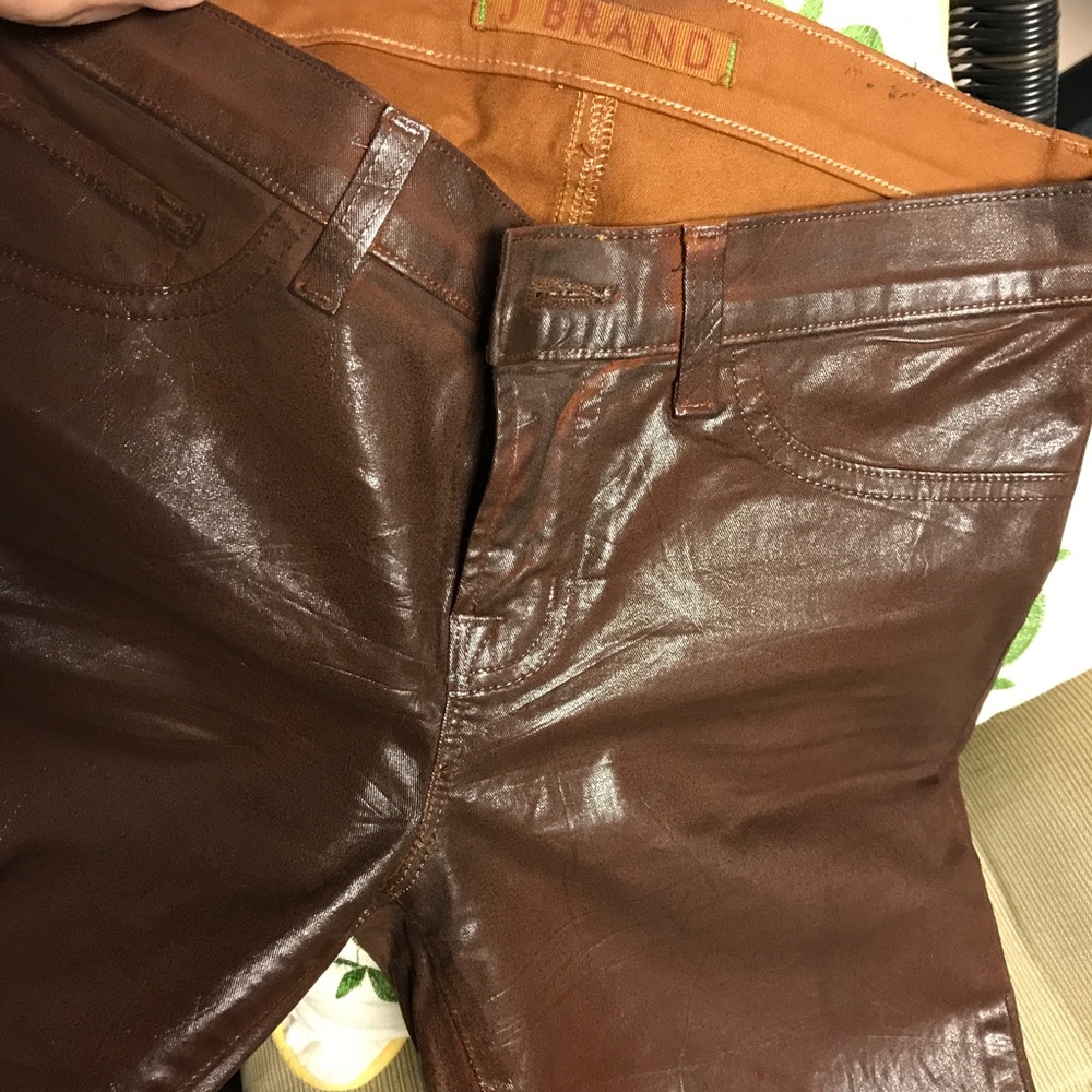 J brand coated jeans